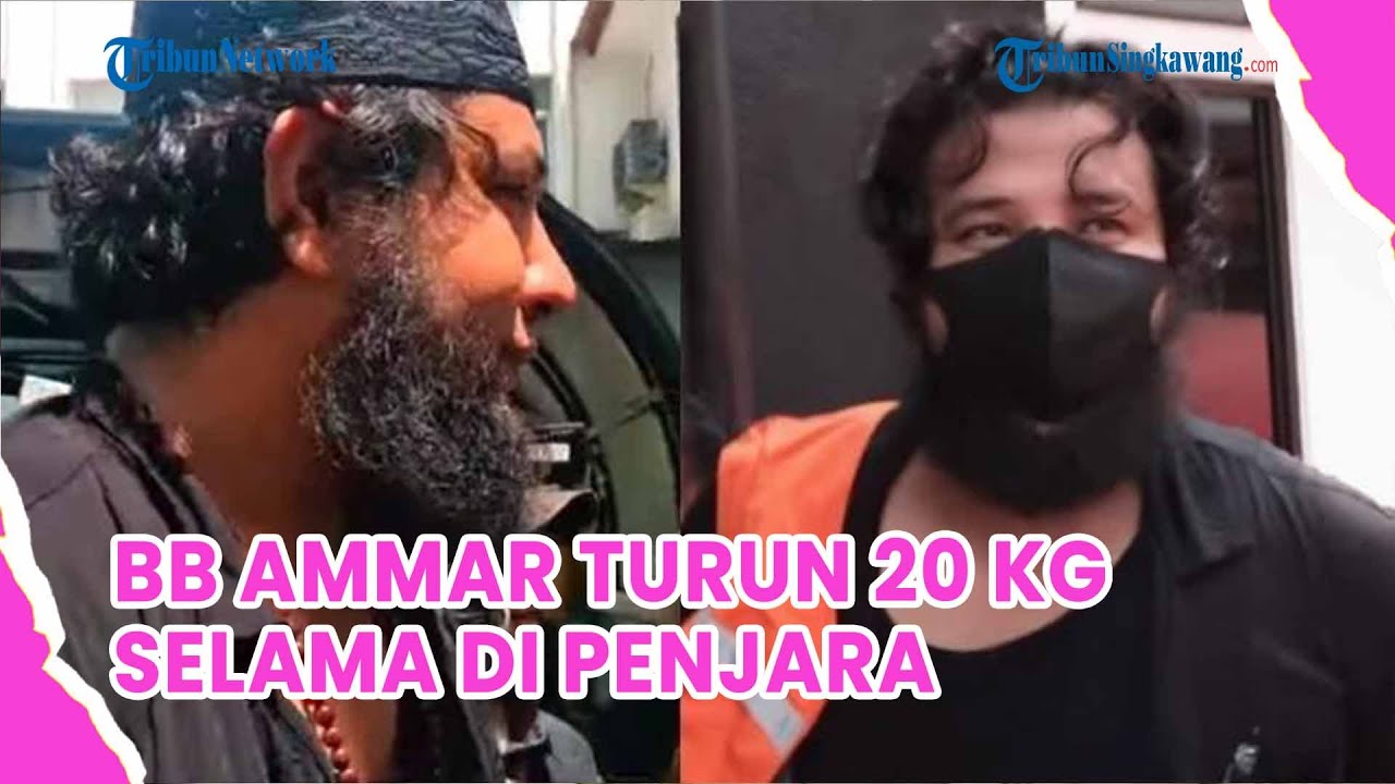 Berat Badan Ammar Zoni Turun 20 Kilogram di Tahanan