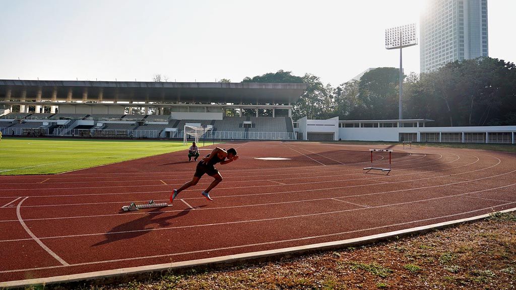 Jelang Olimpiade Atlet Atletik Indonesia Gencar Latihan Intensif